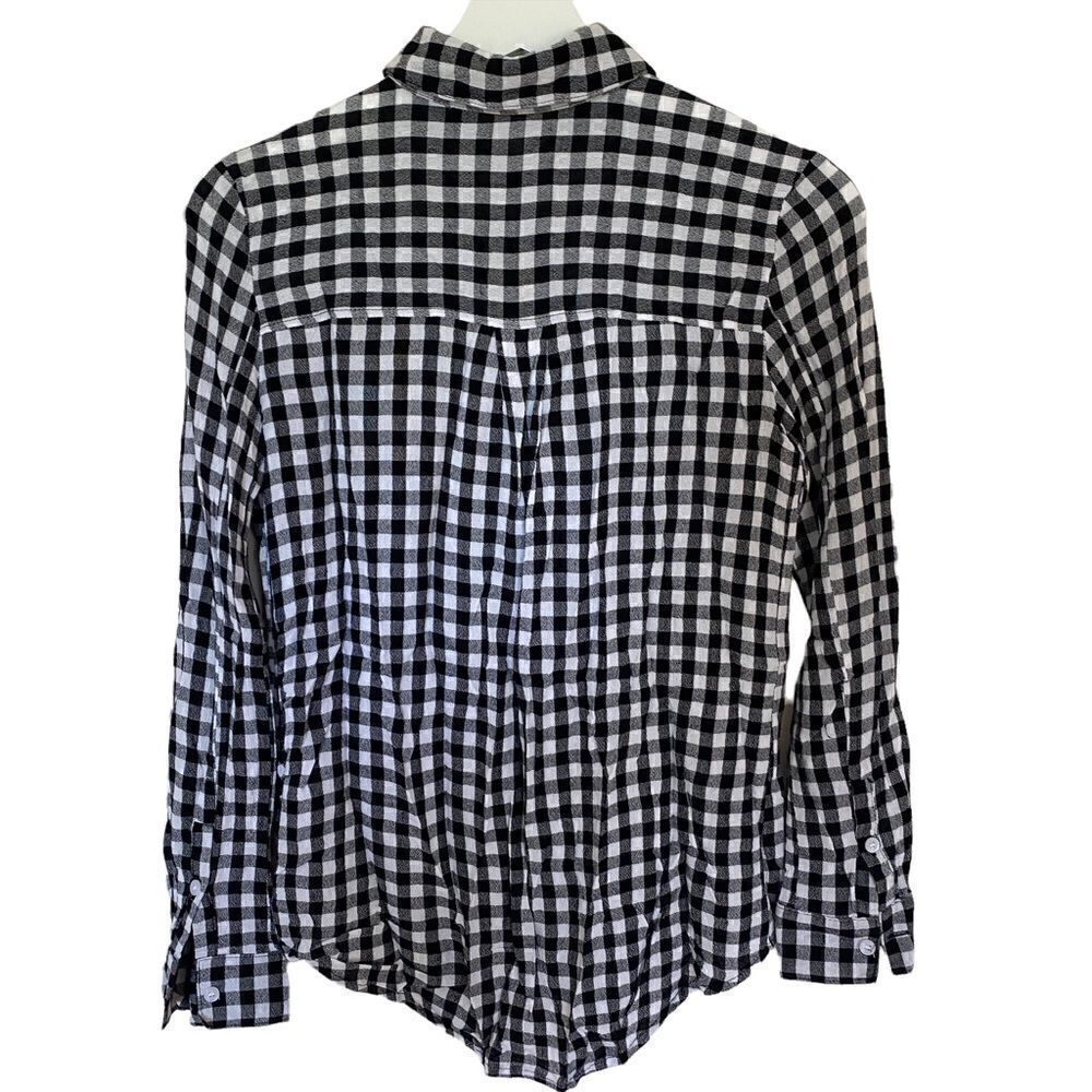BP NOrdstrom buffalo plaid flannel button up long sleeve XS - Picture 4 of 4